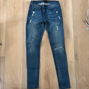 Black Orchid Dark Blue Denim Jeans